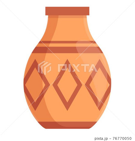Amphora culture icon, cartoon style 76770050