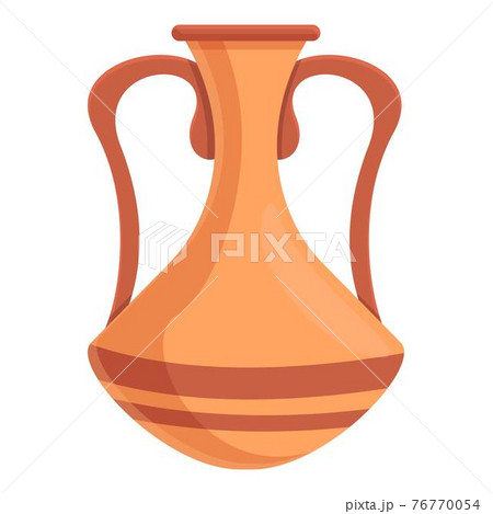 Amphora object icon, cartoon style 76770054