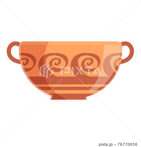 Amphora pitcher icon, cartoon style 76770056