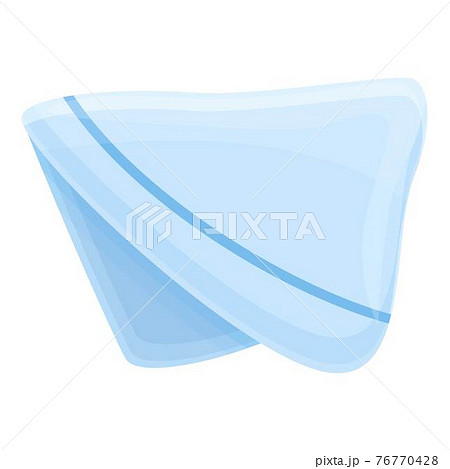 Paper handkerchief icon, cartoon style 76770428