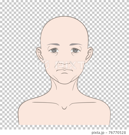 [No hair] Image illustration of women in their 40s and 60s 76770528