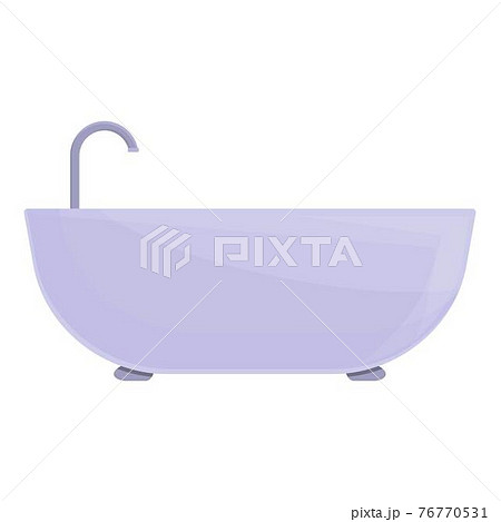 Sewerage bathtub icon, cartoon style Sewerage bathtub icon, cartoon style 76770531