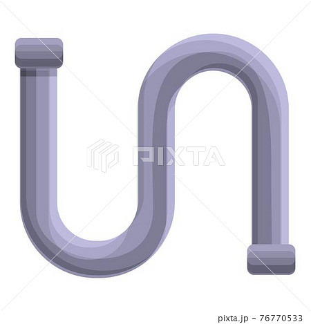 Sewerage pipe icon, cartoon style 76770533
