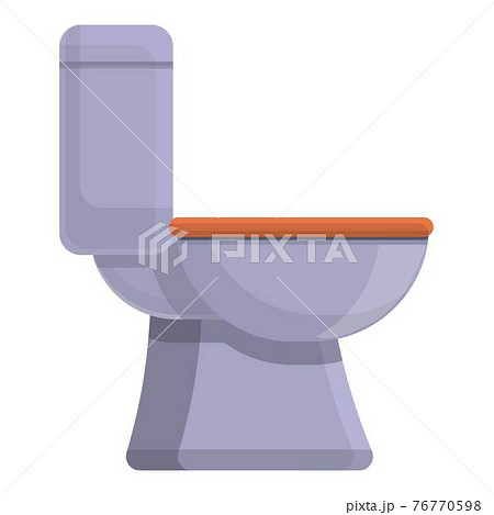 Sewerage toilet icon, cartoon style 76770598