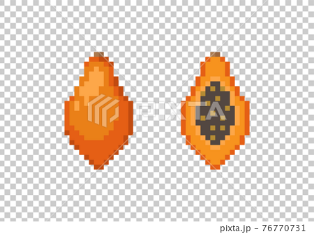 Pixel Art Orange Icon. 32x32 Pixels Stock Vector - Illustration of orange,  background: 180017798