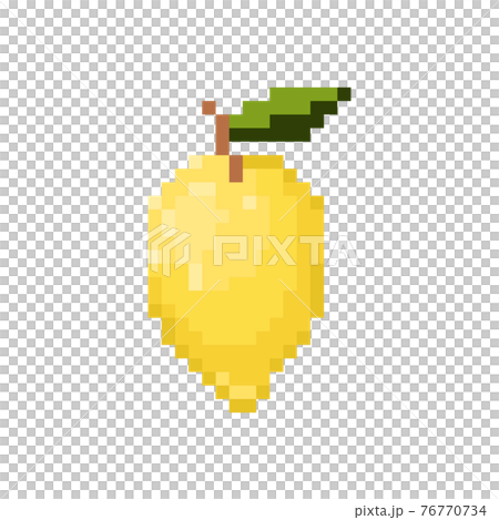 Pixel art yellow lemon icon. Pixel retro game lemon symbol. 8 bit or 16 bit style lemon icon for game or web design. Cute Flat Vector pixel art yellow fruit or berry icon. Pixel art yellow lemon icon. Pixel retro game lemon symbol. 8 bit or 16 bit style lemon icon for game or web design. Cute Flat Vector pixel art yellow fruit or berry icon. 76770734