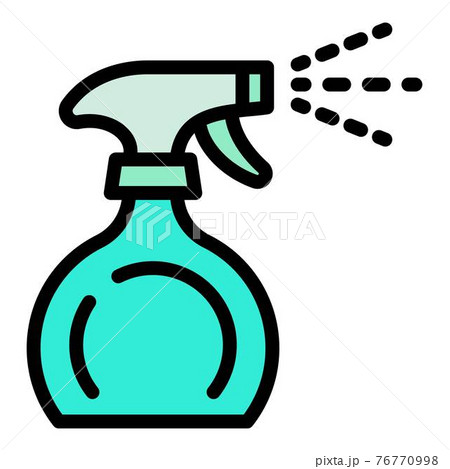 Spray cleaner icon, outline style Spray cleaner icon, outline style 76770998