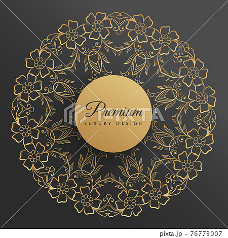 flower style decorative mandala design 76773007