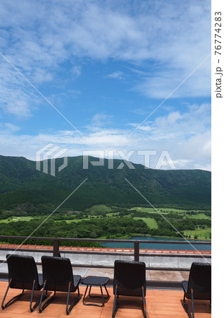 箱根 星のあかり旅館屋上足湯からの風景 箱根 星のあかり旅館屋上足湯からの風景 76774283