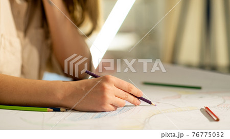 art school drawing lesson artistic hobby creative art school drawing lesson artistic hobby creative 76775032