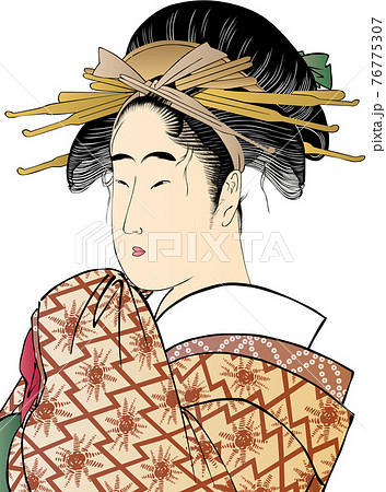 浮世絵　女性　その90 76775307