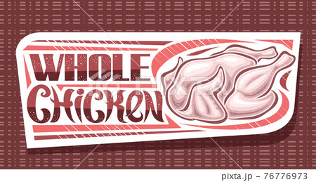 Vector banner for Whole Chicken 76776973