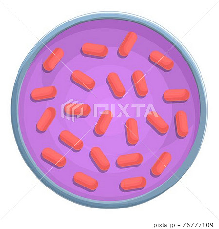 Petri dish virus icon, cartoon style - Stock Illustration [76777109] - PIXTA