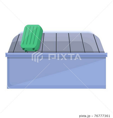Baggage carousel icon, cartoon style 76777361