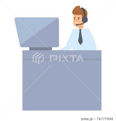 Tv producer icon, cartoon style Tv producer icon, cartoon style 76777698