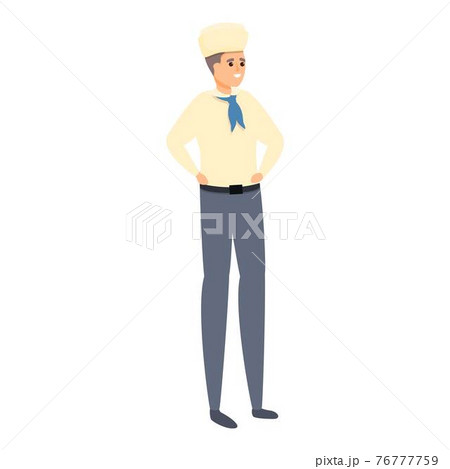 Ship sailor icon, cartoon style 76777759