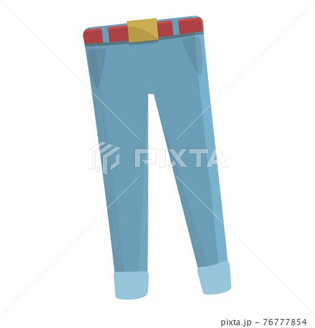 Jeans donation icon, cartoon style Jeans donation icon, cartoon style 76777854