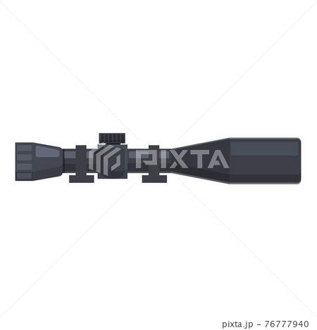 Army telescopic sight icon, cartoon style Army telescopic sight icon, cartoon style 76777940