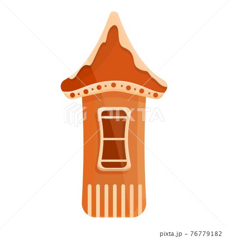 Ginger house icon, cartoon style Ginger house icon, cartoon style 76779182
