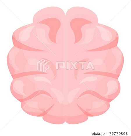 Human brain icon, cartoon style 76779398