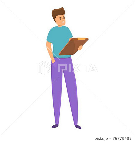 Social interaction icon, cartoon style 76779485
