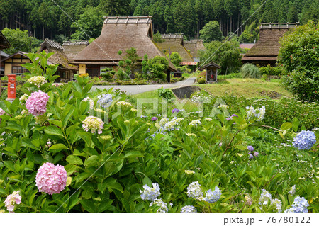 ≪京都 美山町 夏のかやぶきの里≫ 京都府南丹市 ≪京都 美山町 夏のかやぶきの里≫ 京都府南丹市 76780122