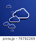 Vector modern computer cloud creative background. 76782269