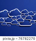 Vector modern computer cloud creative background. 76782270
