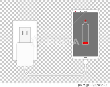 Smartphone charging Smartphone charging 76783525