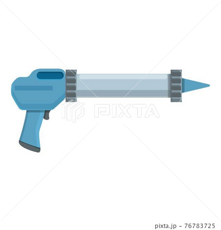 Industry silicone caulk gun icon, cartoon style 76783725