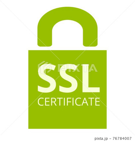 Solution ssl certificate icon, cartoon style 76784007