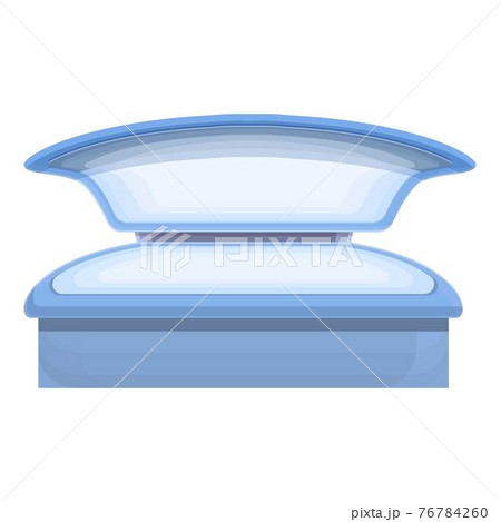 Solarium relax icon, cartoon style Solarium relax icon, cartoon style 76784260