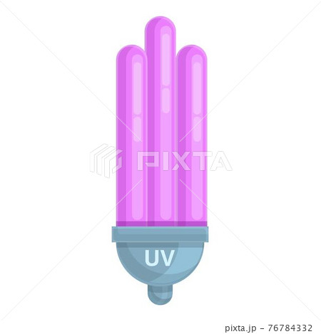 Uv lamp disinfection icon, cartoon style 76784332