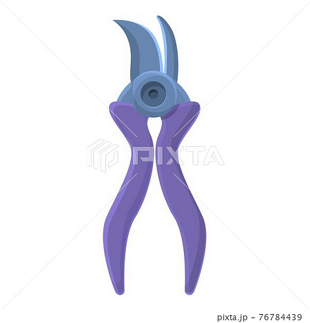 Work secateurs icon, cartoon style 76784439