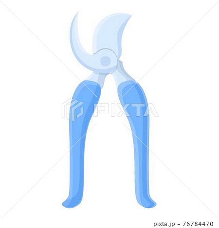 Farm secateurs icon, cartoon style Farm secateurs icon, cartoon style 76784470