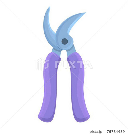 Agriculture secateurs icon, cartoon style 76784489