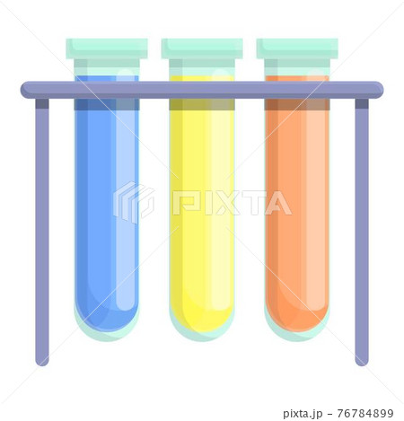 Test Tube Scientist Icon Cartoon Styleのイラスト素材