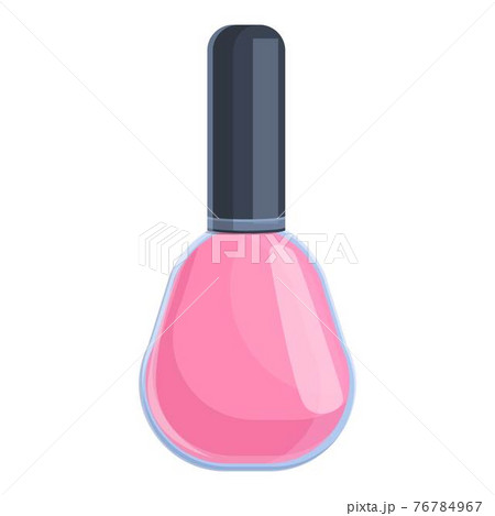 Nail Polish Bottle Icon Cartoon Styleのイラスト素材