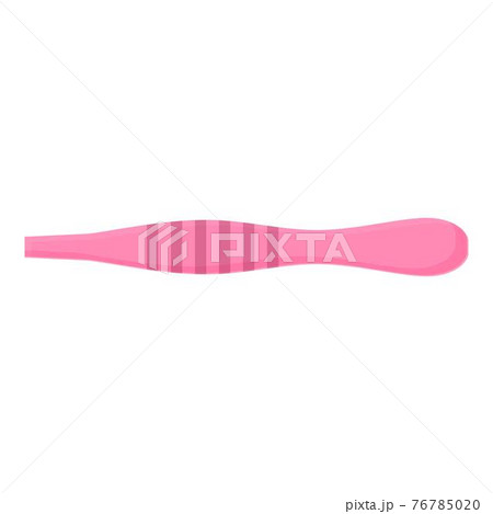 Pink tweezers icon, cartoon style Pink tweezers icon, cartoon style 76785020