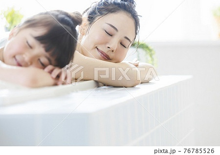 親子で入浴 ライフスタイル materials digitalstage