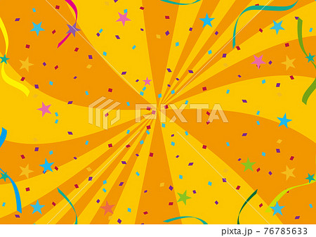 放射状のタイトル素材 76785633