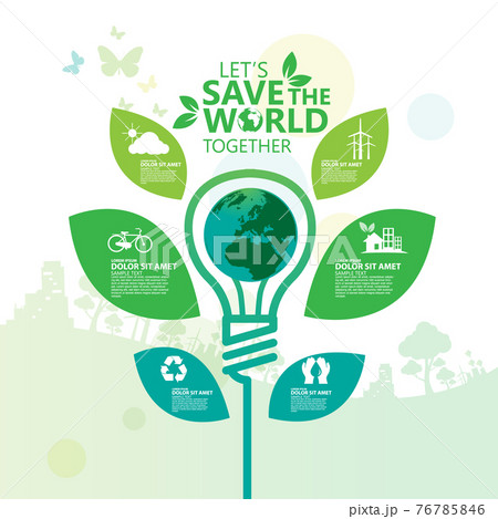 Ecology and environment conservation creative idea concept design Ecology and environment conservation creative idea concept design 76785846