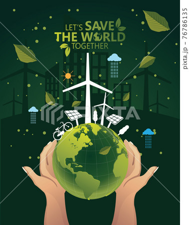 Ecology and environment conservation creative idea concept design Ecology and environment conservation creative idea concept design 76786135