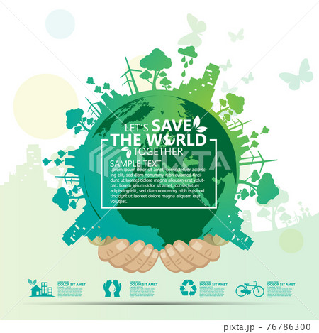 Ecology and environment conservation creative idea concept design Ecology and environment conservation creative idea concept design 76786300