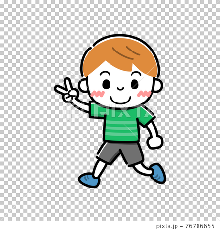 Boy_Peace_Running 76786655