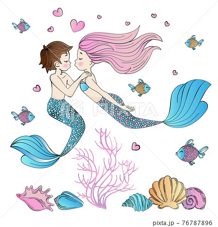 cartoon mermaid princess