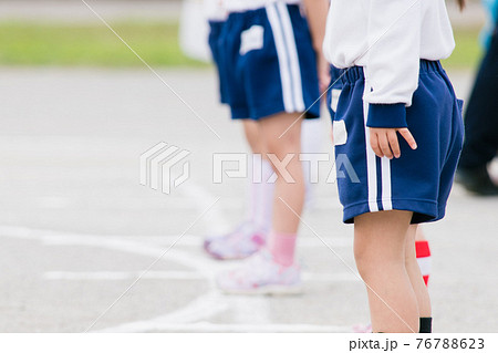 幼稚園児の運動会・かけっこイメージ(パーツ) 幼稚園児の運動会・かけっこイメージ(パーツ) 76788623
