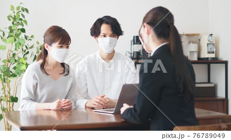 コロナ禍の訪問営業 76789049