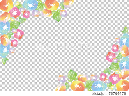Watercolor-style morning glory background material Scandinavian watercolor frame ivy vine Watercolor-style morning glory background material Scandinavian watercolor frame ivy vine 76794676