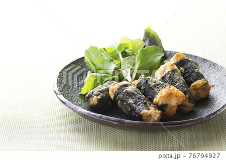 若鶏モモの磯辺揚げ2 若鶏モモの磯辺揚げ2 76794927